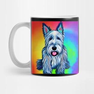 Scottish Terrier Dog Rainbow Painting Mug